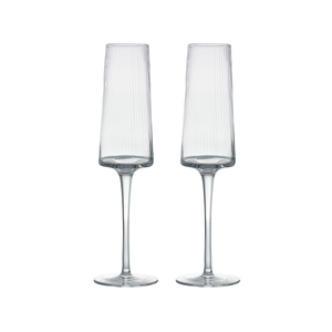 Anton Studio Design Empire Champagne Flutes 250ml Pair of 2