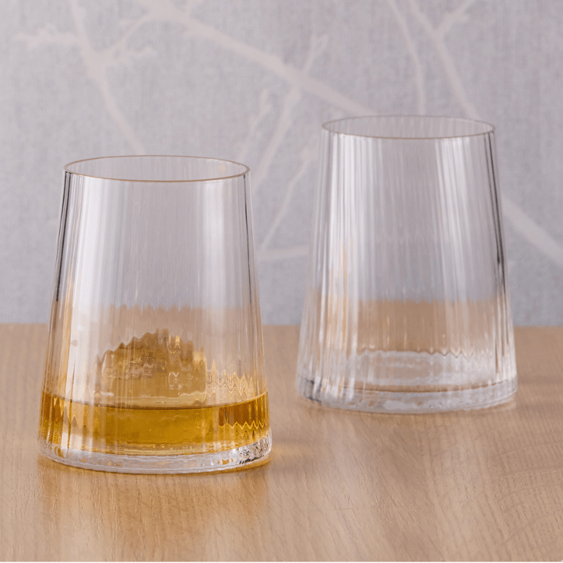 Anton Studio Design Empire Double Old Fashion Tumblers 400ml Pair of 2