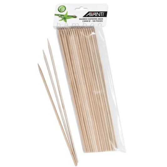 Avanti Bamboo Skewers 30cm 100 Pieces The Homestore Auckland