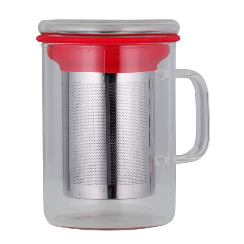 Avanti Tea Mug With Infuser Red 350ml The Homestore Auckland
