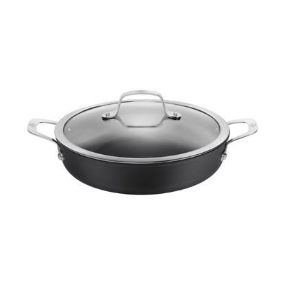 Ballarini Alba Induction Non-Stick Saute Pan 2-Handles 24cm + Glass Lid