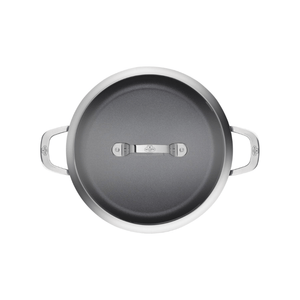 Ballarini Alba Induction Non-Stick Saute Pan 2-Handles 24cm + Glass Lid