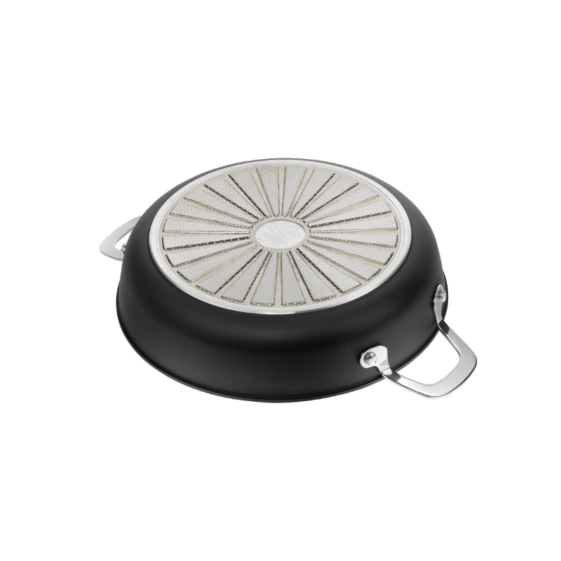 Ballarini Alba Induction Non-Stick Saute Pan 2-Handles 24cm + Glass Lid