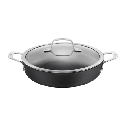 Ballarini Alba Induction Non-Stick Saute Pan 2-Handles 28cm + Glass Lid