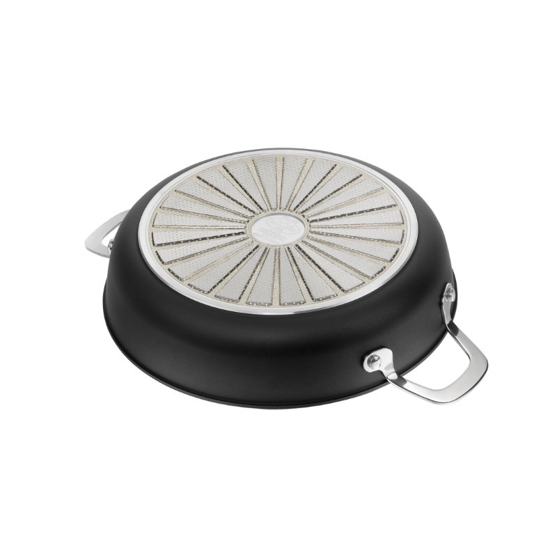 Ballarini Alba Induction Non-Stick Saute Pan 2-Handles 28cm + Glass Lid