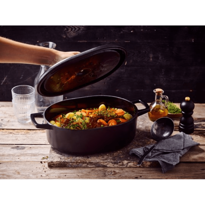 BEKA Nori Cast Iron Oval Dutch Oven 31cm