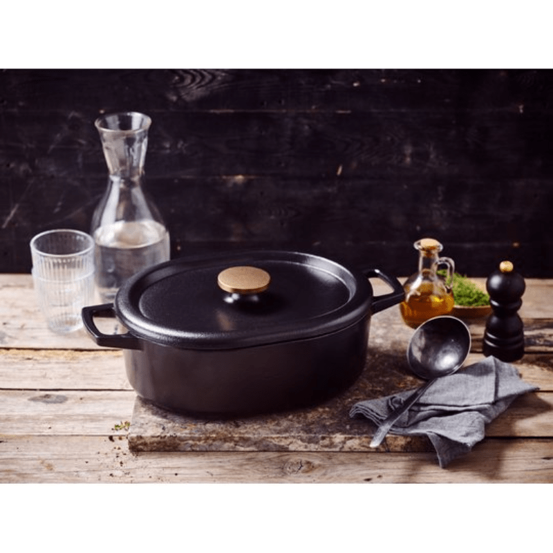 BEKA Nori Cast Iron Oval Dutch Oven 31cm