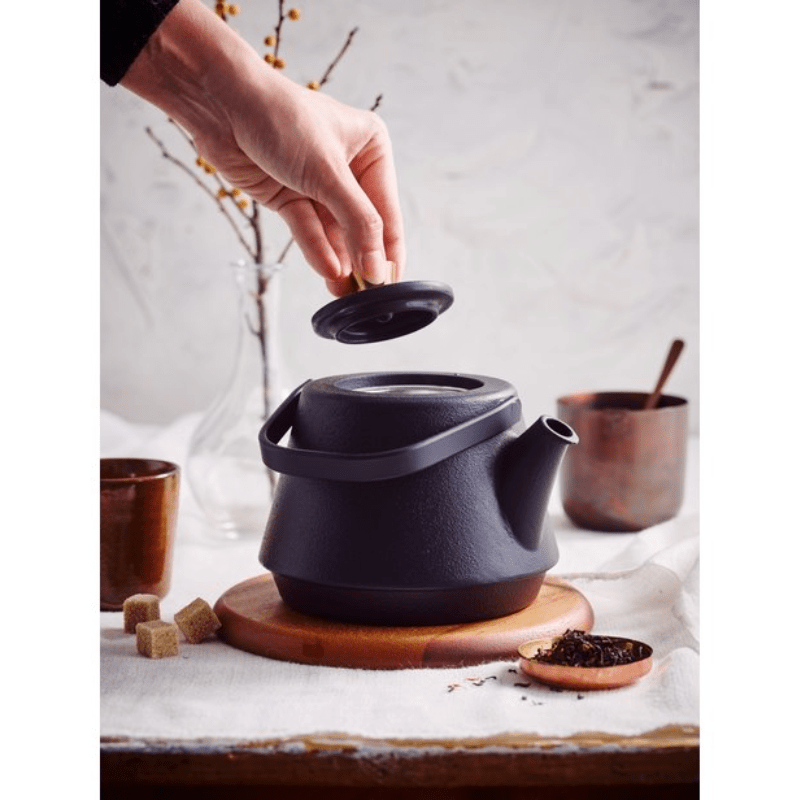 BEKA Saga Cast Iron Teapot Black 1.2L0