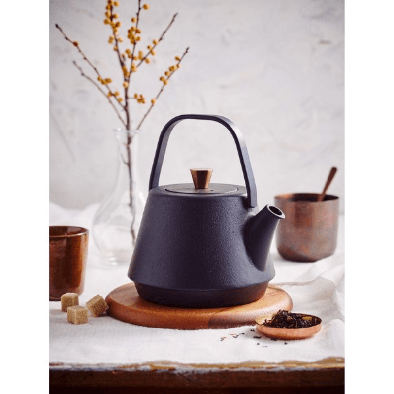 BEKA Saga Cast Iron Teapot Black 1.2L0