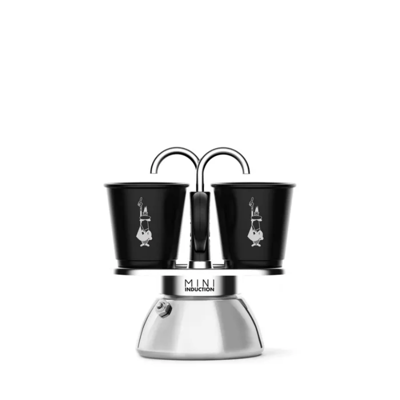 Bialetti Mini Express Induction Black 2 Cup Set