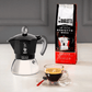 Bialetti Moka Induction Bi Layer Black 6 Cup