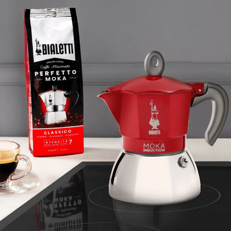 Bialetti Moka Induction Bi Layer Red 2 Cup