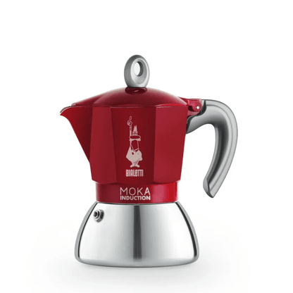 Bialetti Moka Induction Bi Layer Red 4 Cup