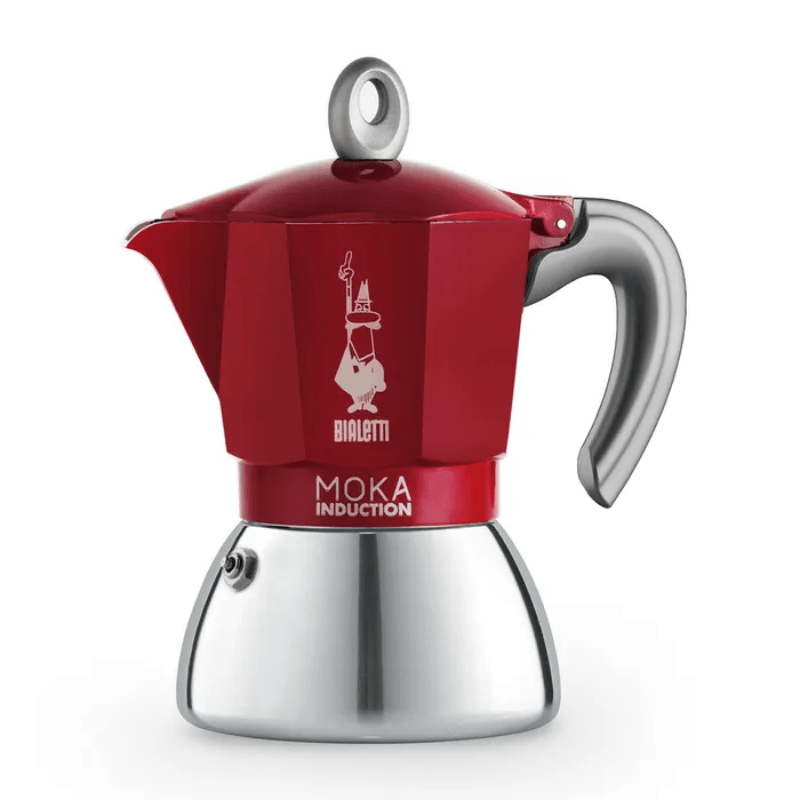 Bialetti Moka Induction Bi Layer Red 6 Cup