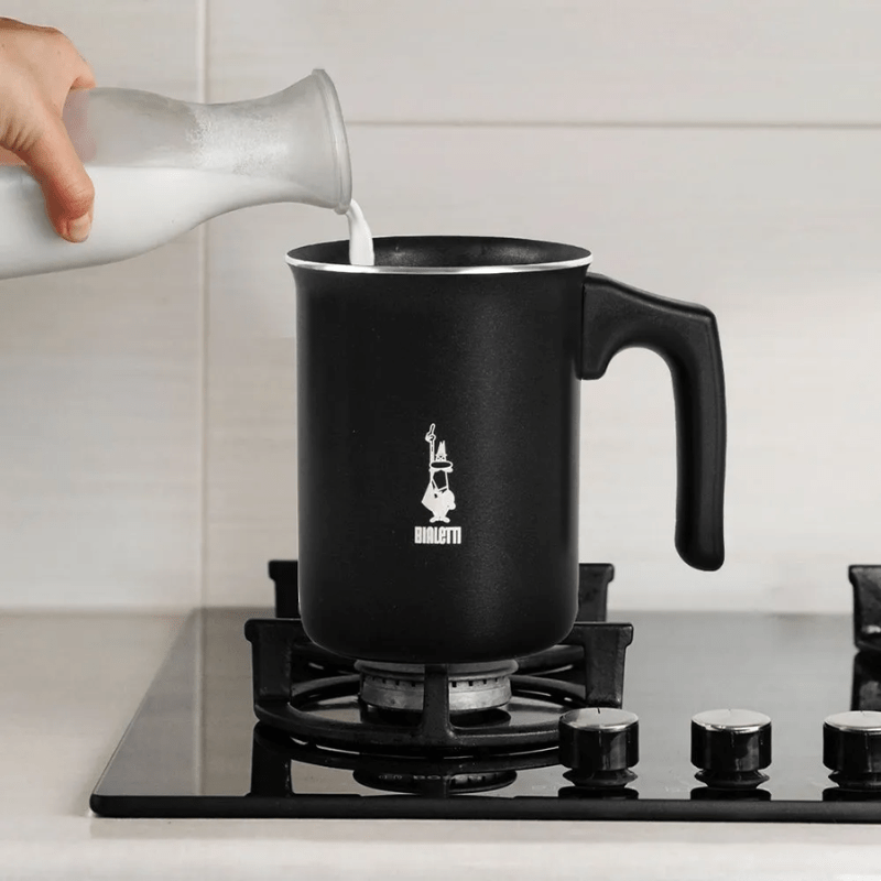 Bialetti Tuttocrema Aluminium 150ml Black (3 Cup)