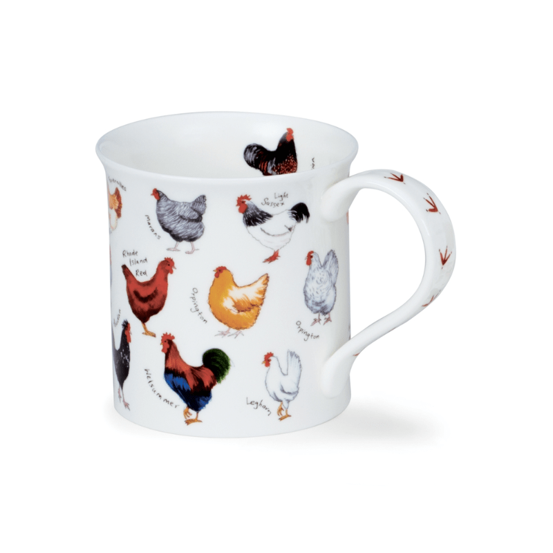 Dunoon Mug Bute Animal Breeds Chicken 300ml