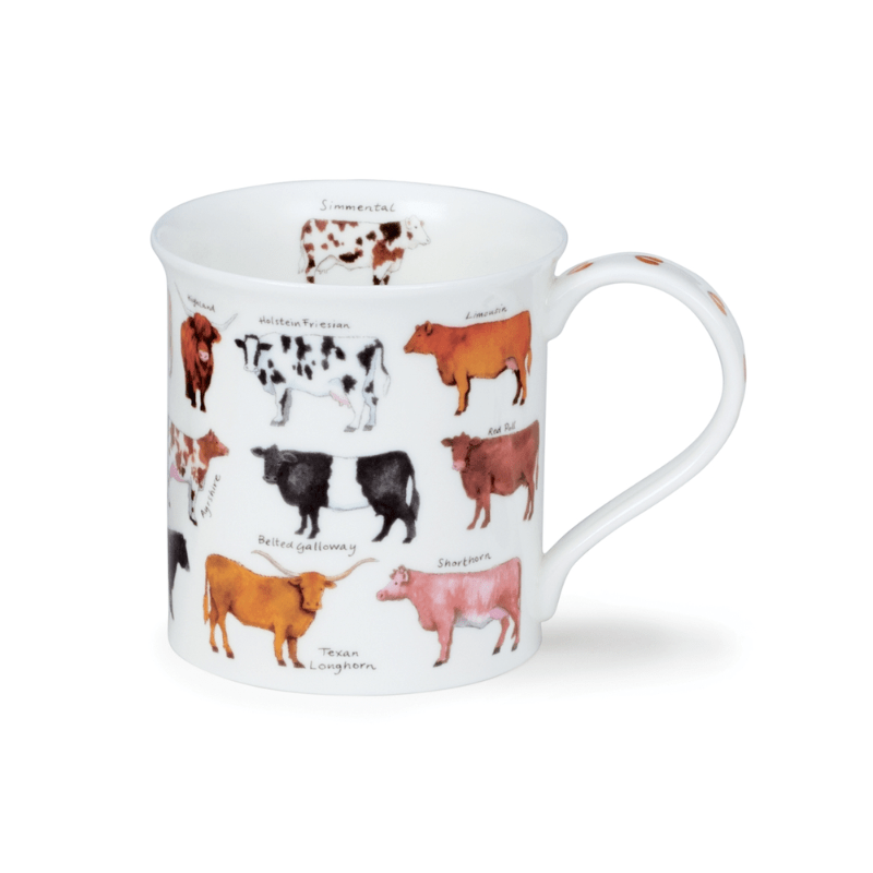 Dunoon Mug Bute Animal Breeds Cow 300ml