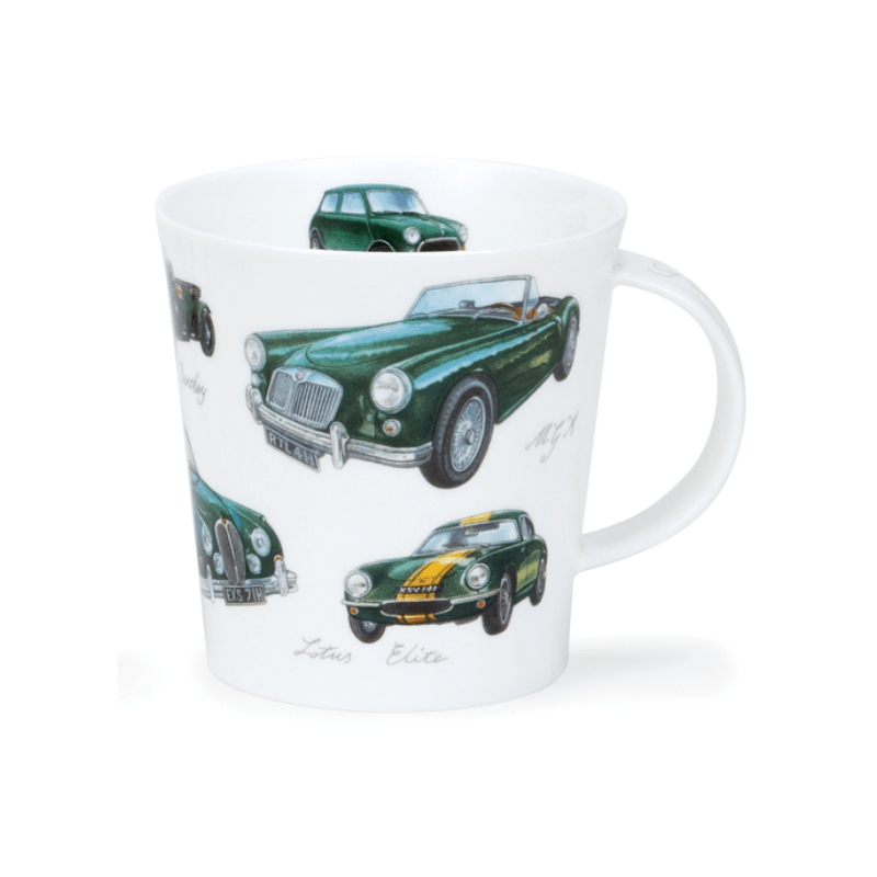 Dunoon Mug Cairngorm Great Classic Cars Green 480ml