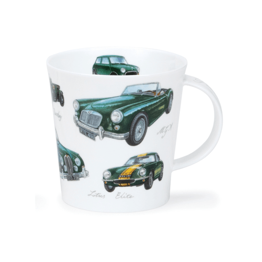 Dunoon Mug Cairngorm Great Classic Cars Green 480ml The Homestore Auckland