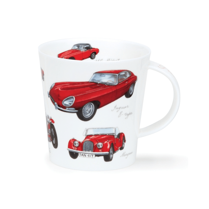 Dunoon Mug Cairngorm Great Classic Cars Red 480ml