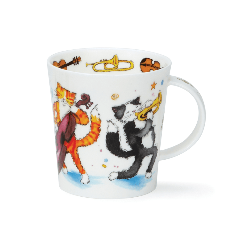 Dunoon Mug Lomond Groovy Cats 320ml