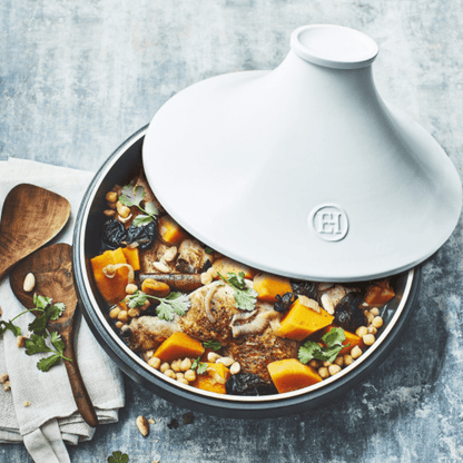 Emile Henry Delight Induction Tagine 32cm Slate & White The Homestore Auckland