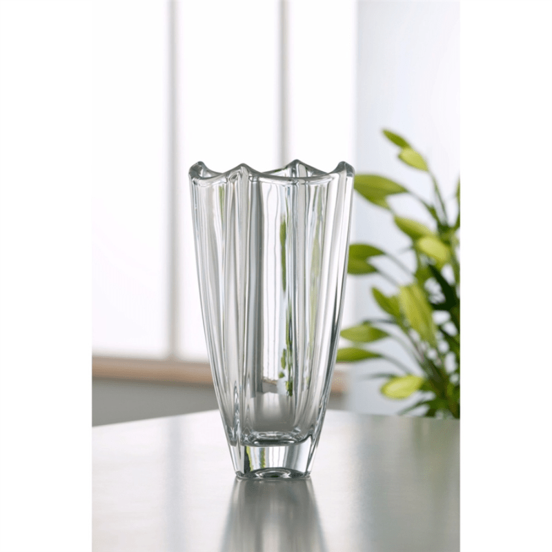 Galway Crystal Dune Square Vase 25.5cm