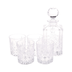 Galway Crystal Renmore Decanter Set 5-Piece