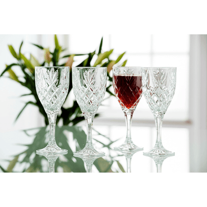 Galway Crystal Renmore Goblet Set of 4 The Homestore Auckland