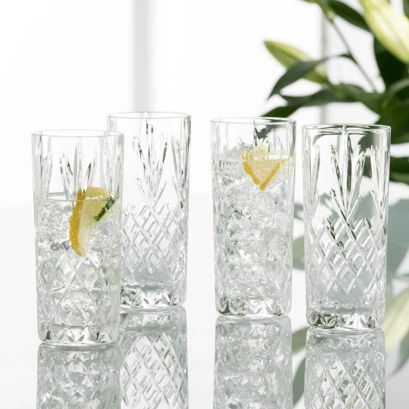 Galway Crystal Renmore HiBall Set of 4