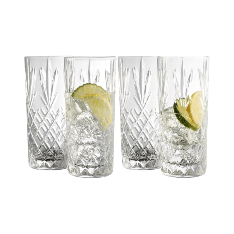 Galway Crystal Renmore HiBall Set of 4