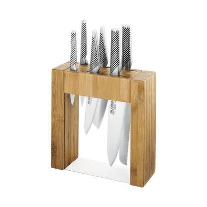 Global Ikasu Knife Block Set 7-Piece