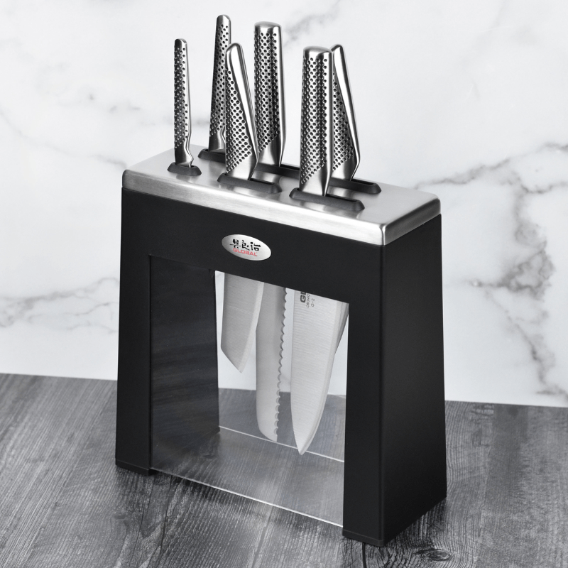 Global Kabuto Knife Block Set 7-Piece