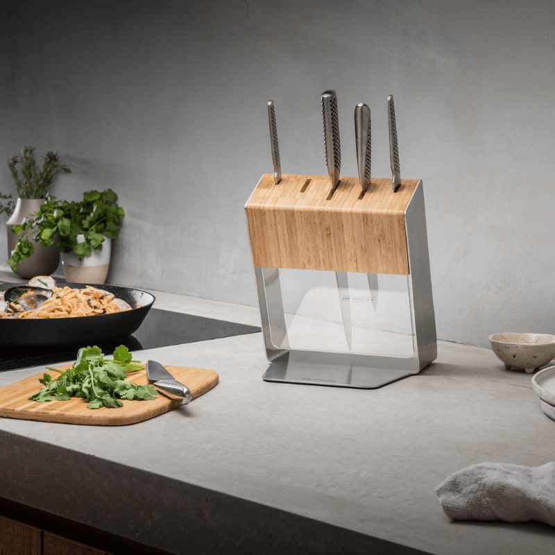 Global Katana Knife Block Set 6-Piece