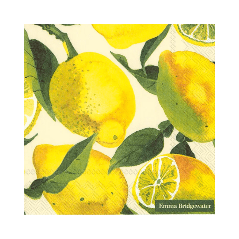 IHR Luncheon Emma Bridgewater Lemons Napkins Pack of 20