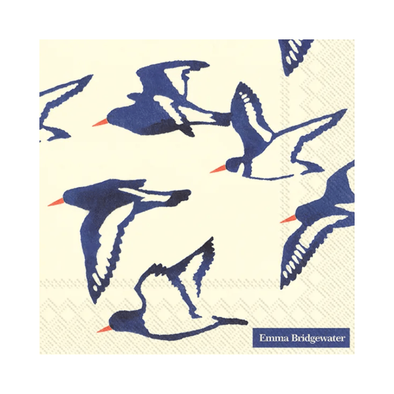 IHR Luncheon Emma Bridgewater Oyster Catchers Cream Napkins Pack of 20