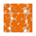 IHR Luncheon Marimekko Keidas Orange Napkins Pack of 20