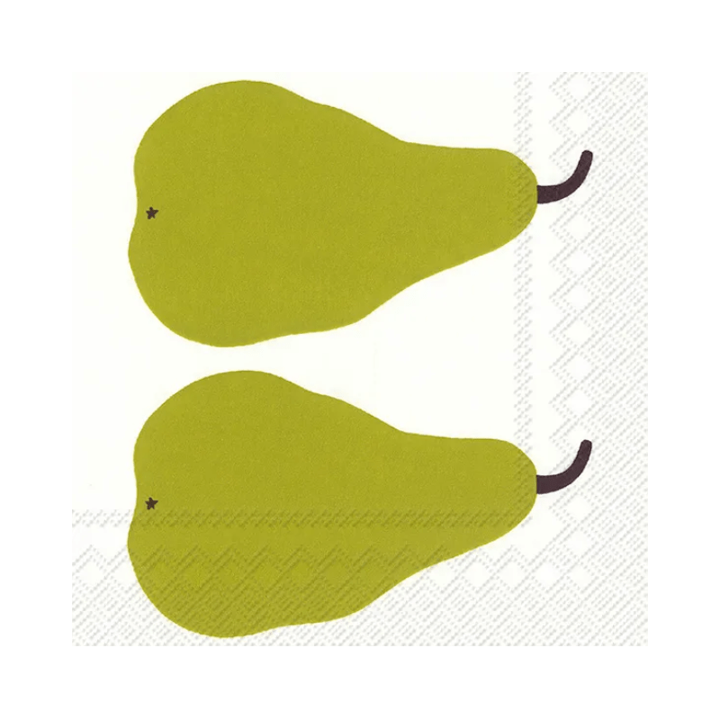 IHR Luncheon Marimekko Paarya Green Napkins Pack of 20