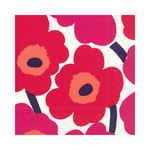 IHR Luncheon Marimekko Unikko Red Napkins Pack of 20