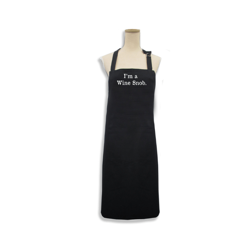 Karen Design Apron 'I'm a wine snob'