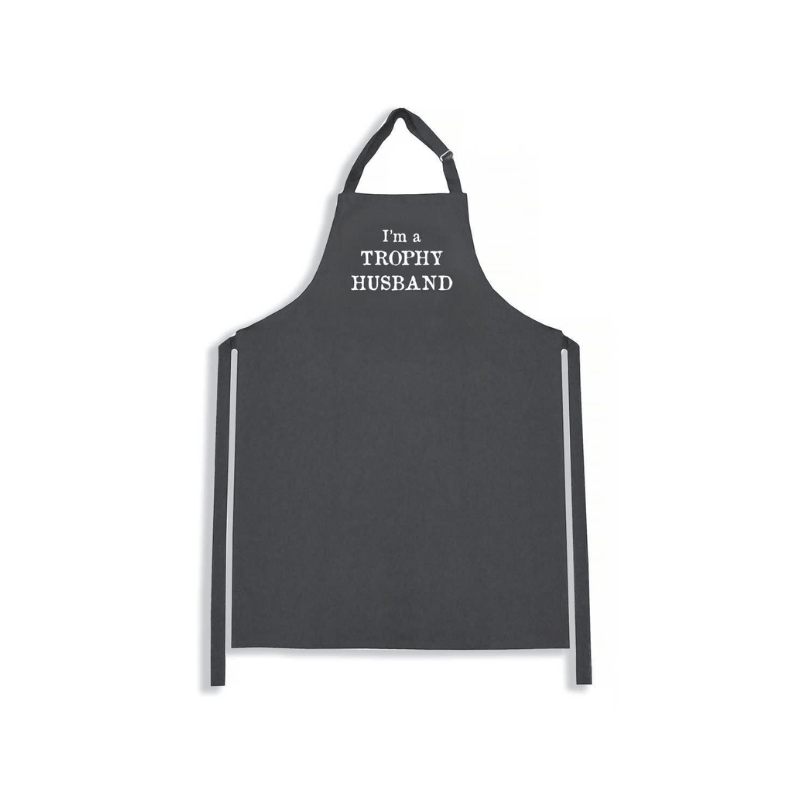 Karen Design Mens Apron 'I'm a trophy husband'