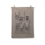 Karen Design Tea Towel Natural 'NZ Rugby'