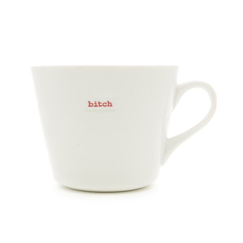 Keith Brymer Jones Bucket Mug 350ml - bitch