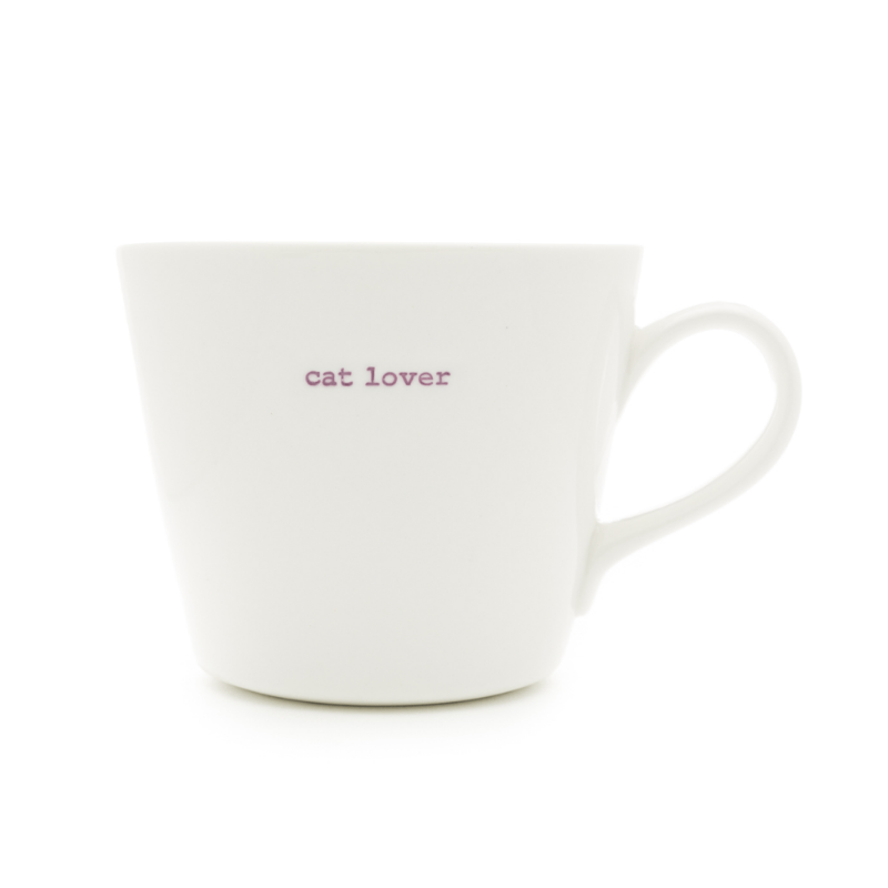 Keith Brymer Jones Bucket Mug 350ml - cat lover