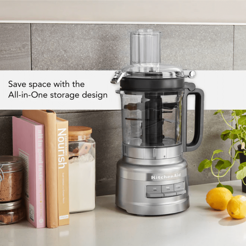 KitchenAid 9 Cup Food Processor Almond Cream