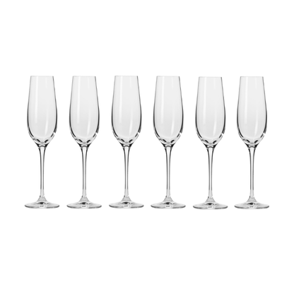 Krosno Harmony Champagne Flute 180ml Set of 6