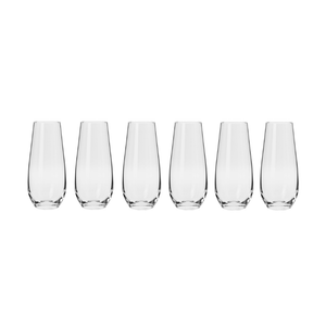 Krosno Harmony Stemless Flute 230ml Set of 6