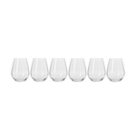 Krosno Harmony Stemless Wine Glass 400ml Set of 6