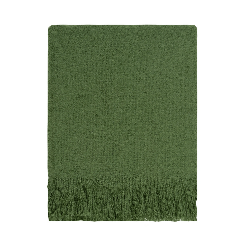 Linens & More Cosy Throw 130cm x 170cm Kale Green