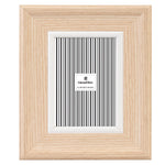 LINENS & MORE PHOTO FRAME NATURAL / WHITE 8 X1